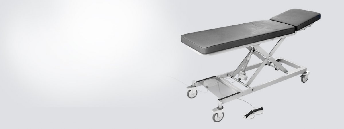 Flexibilidad y un gran diseño para las mesas y camillas de tratamiento regulable